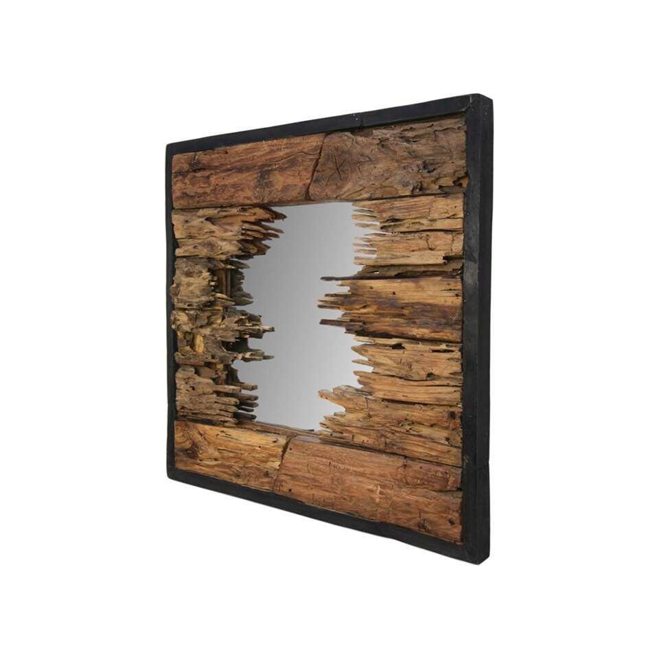Geheim Voorkeur faillissement HSM Collection spiegel Moris - naturel - 60x60 cm | Leen Bakker