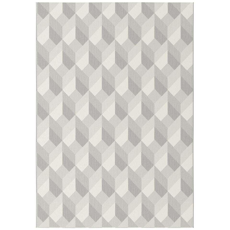 Vloerkleed Fian - grijs - 160x230 cm