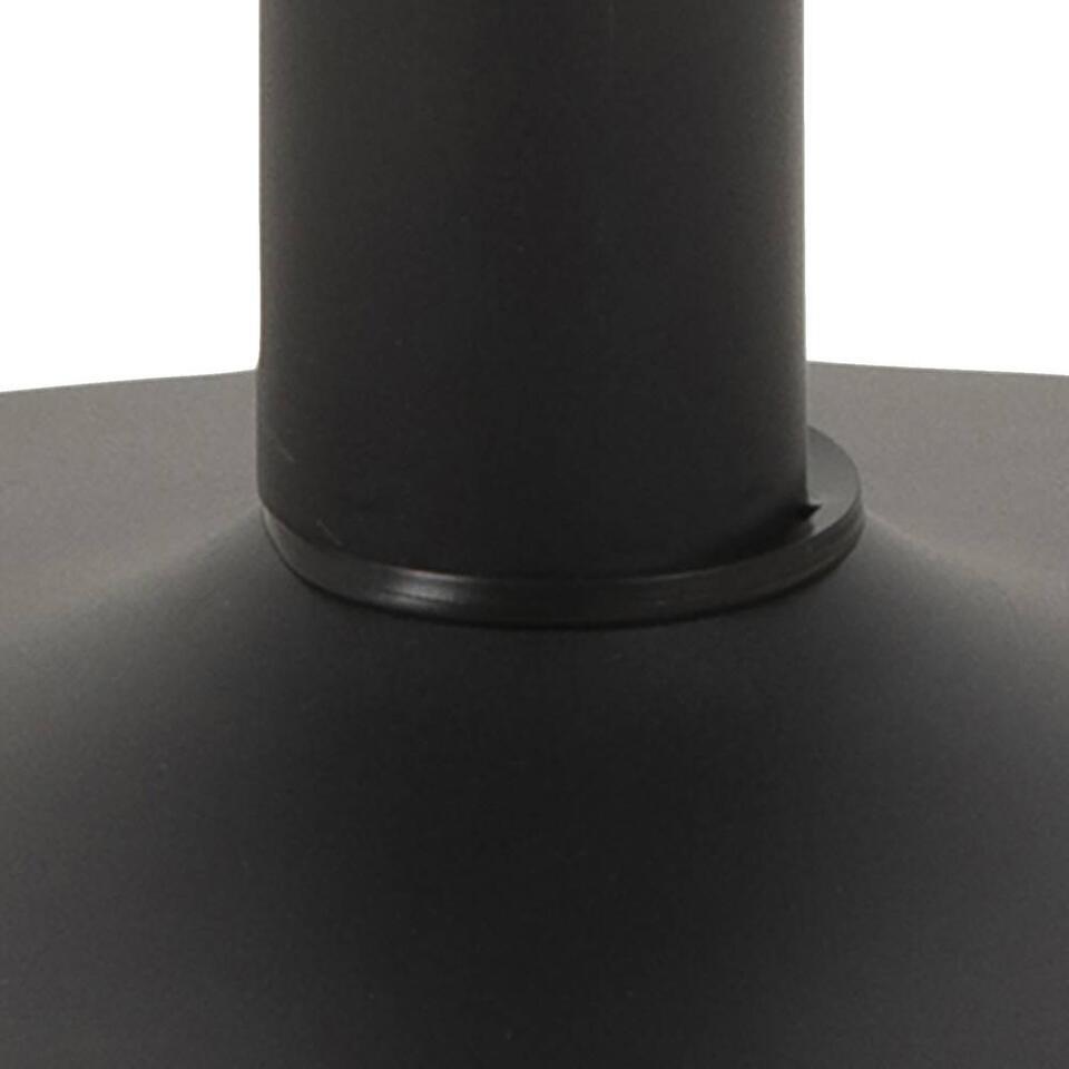 Eetkamertafel Ivano - zwart - 74x110x110 cm