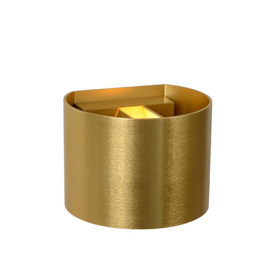 Lucide wandlamp Xio rond - mat goud