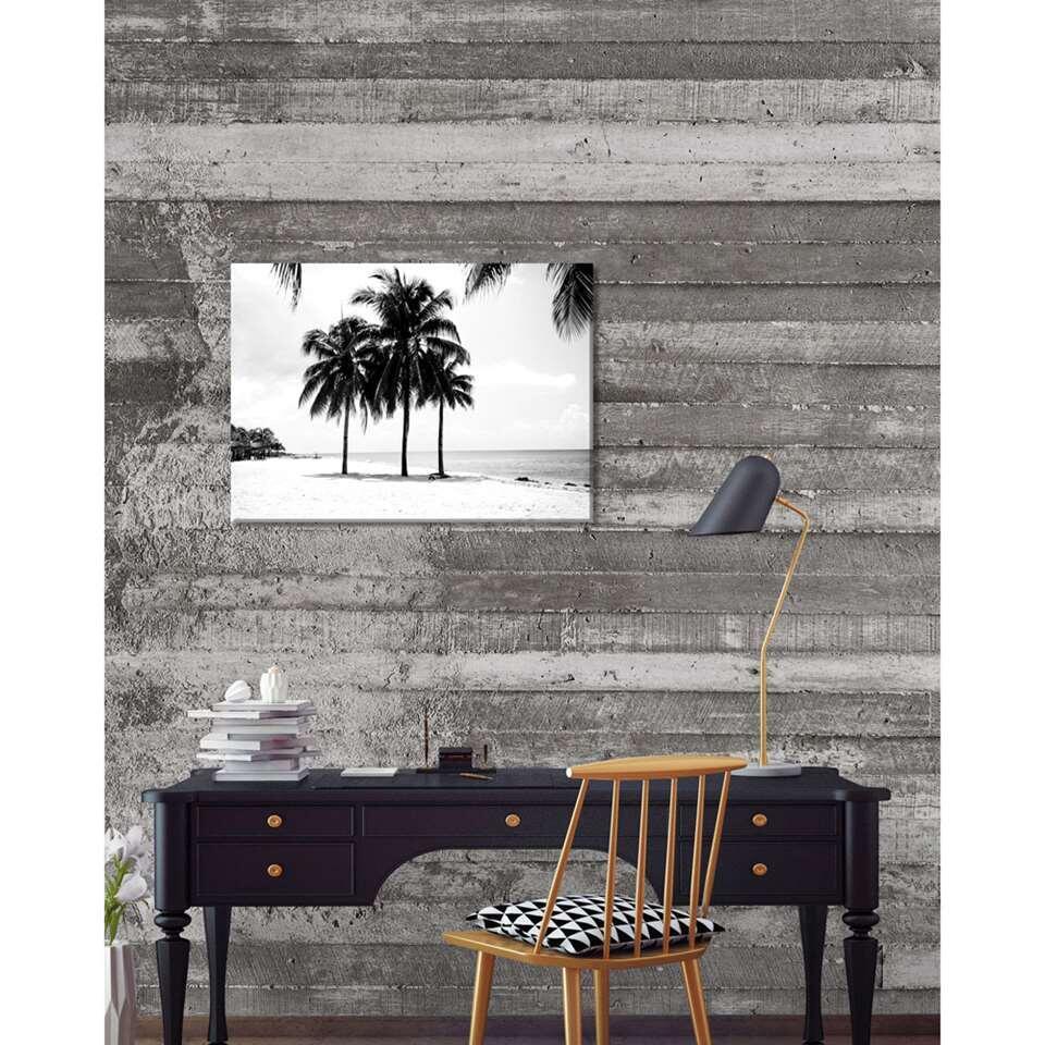 Verlating Geldschieter beetje Wohnidee canvas Palmen - zwart/wit - 70x50 cm | Leen Bakker