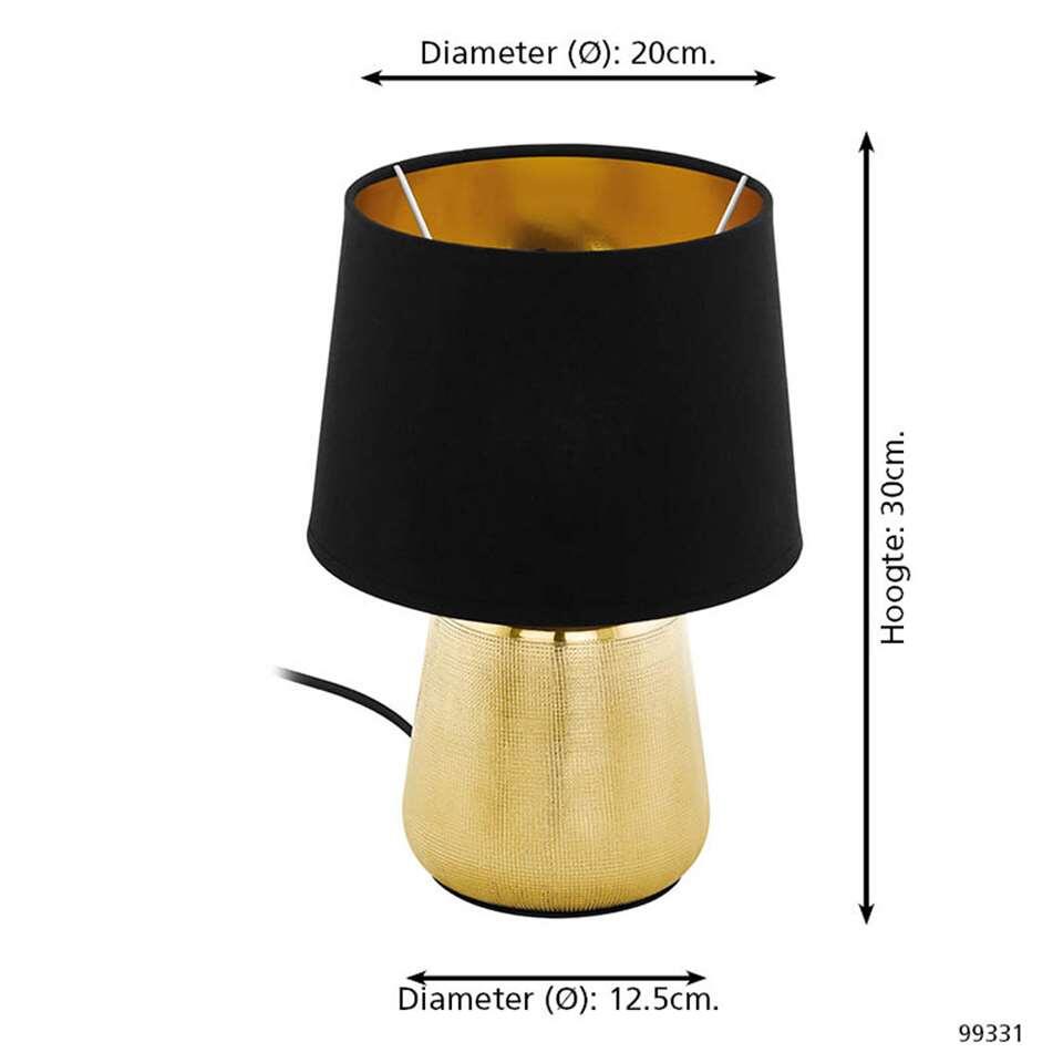 EGLO tafellamp Manalba - goudkleurig/zwart