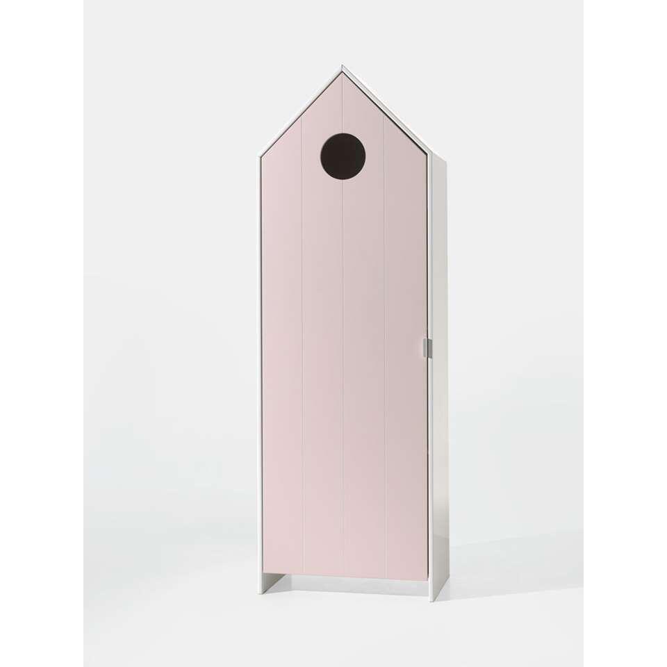 Vipack kledingkast Casimi 1 deurs - roze - 171,5x57,6x37 cm