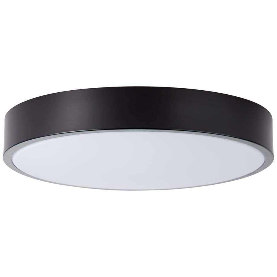 Brilliant plafondlamp Slimline - LED - zwart - 33 | Leen Bakker