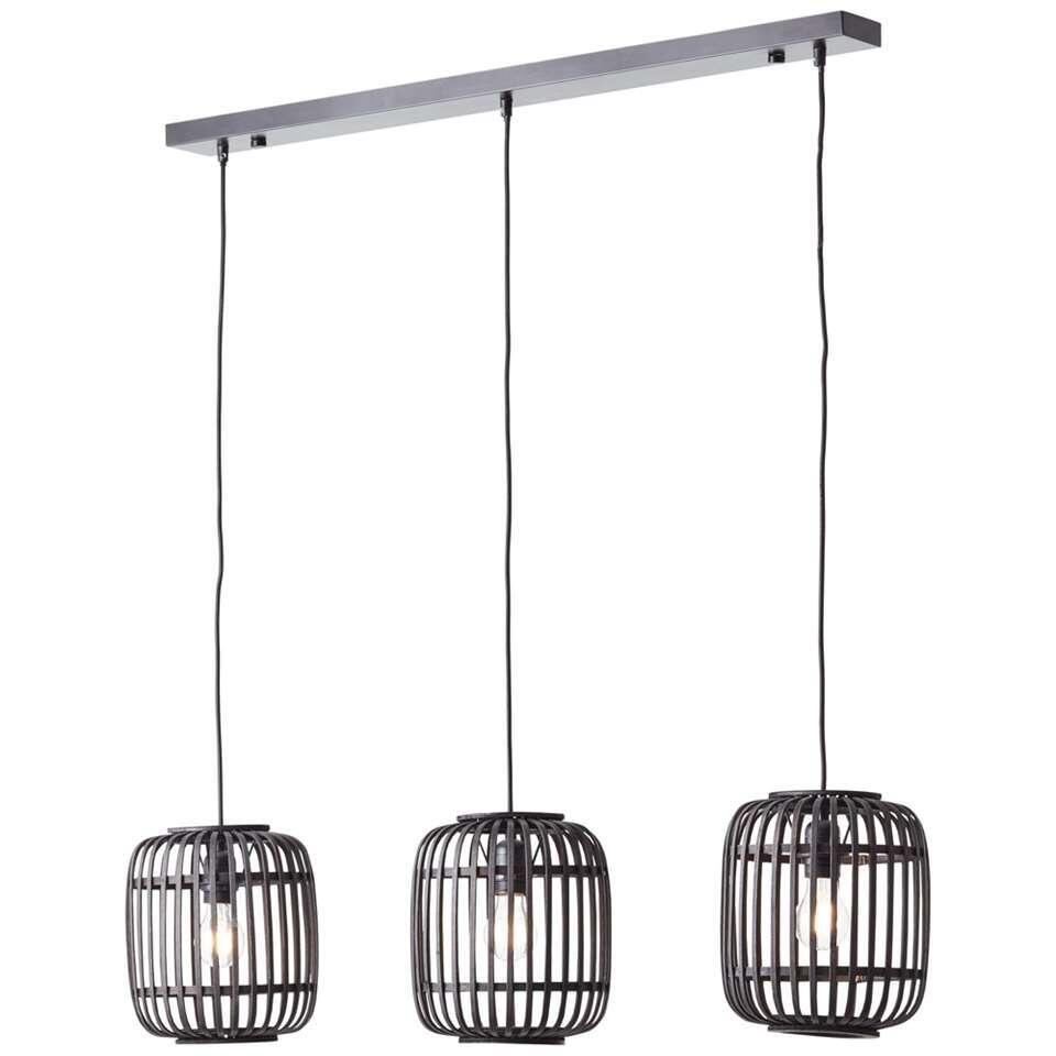 Brilliant hanglamp Woodrow 3-lichts - zwart