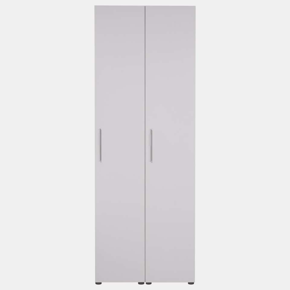 in verlegenheid gebracht Presentator Onvervangbaar Smartbox kledingkast wit - leg/hang - 220x80x60 cm | Leen Bakker