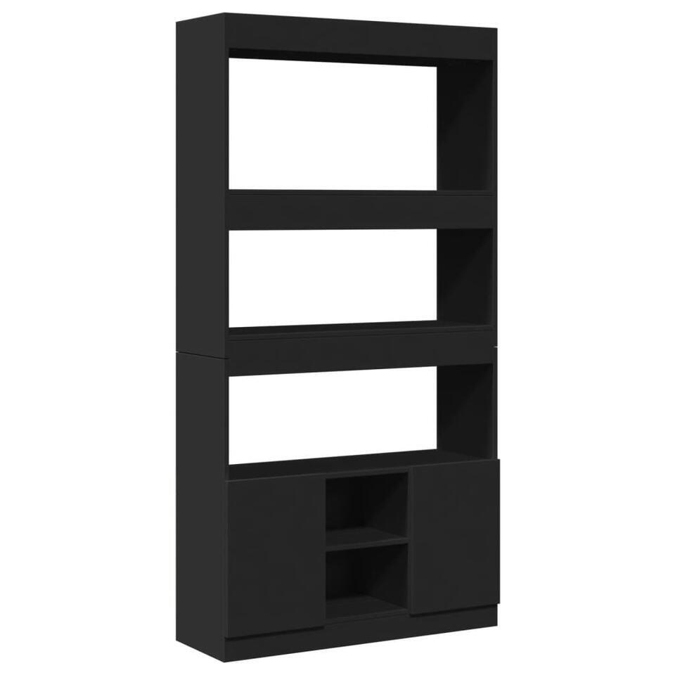 vidaXL Hoekboekenkast 5-laags 50x50x179 cm hout