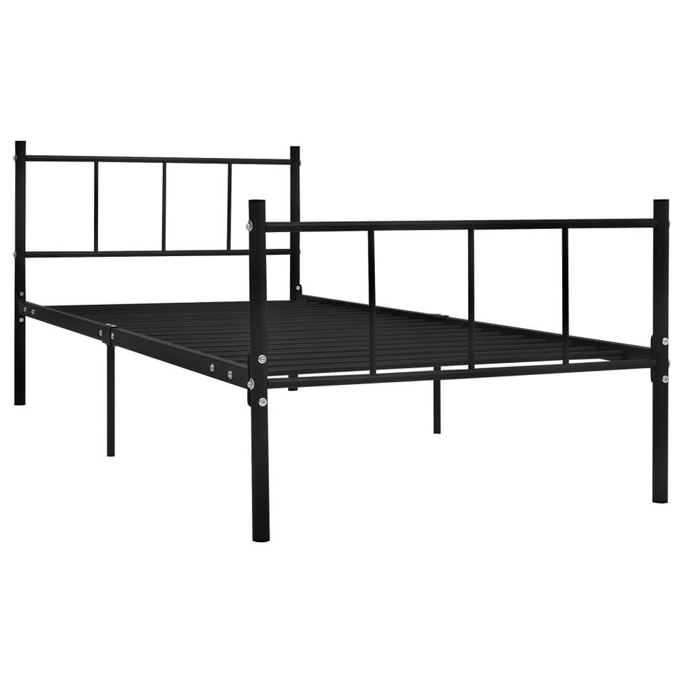 VidaXL Bedframe Metaal 90x200 Cm | Leen Bakker