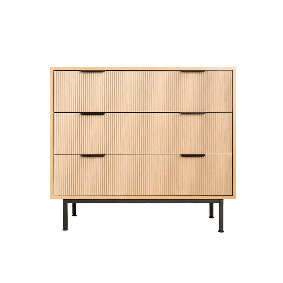 Buffet 13Casa Corinto B05 In Melamina - Bianco 144x42x80 Cm - Mobile Contenitore Per Sala Da Pranzo
