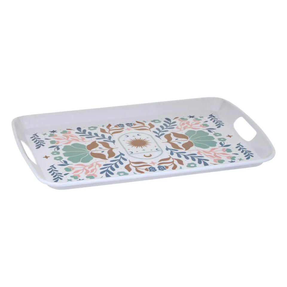 Dienblad bloem melamine 35x25 - online kopen? | Korting tot 41
