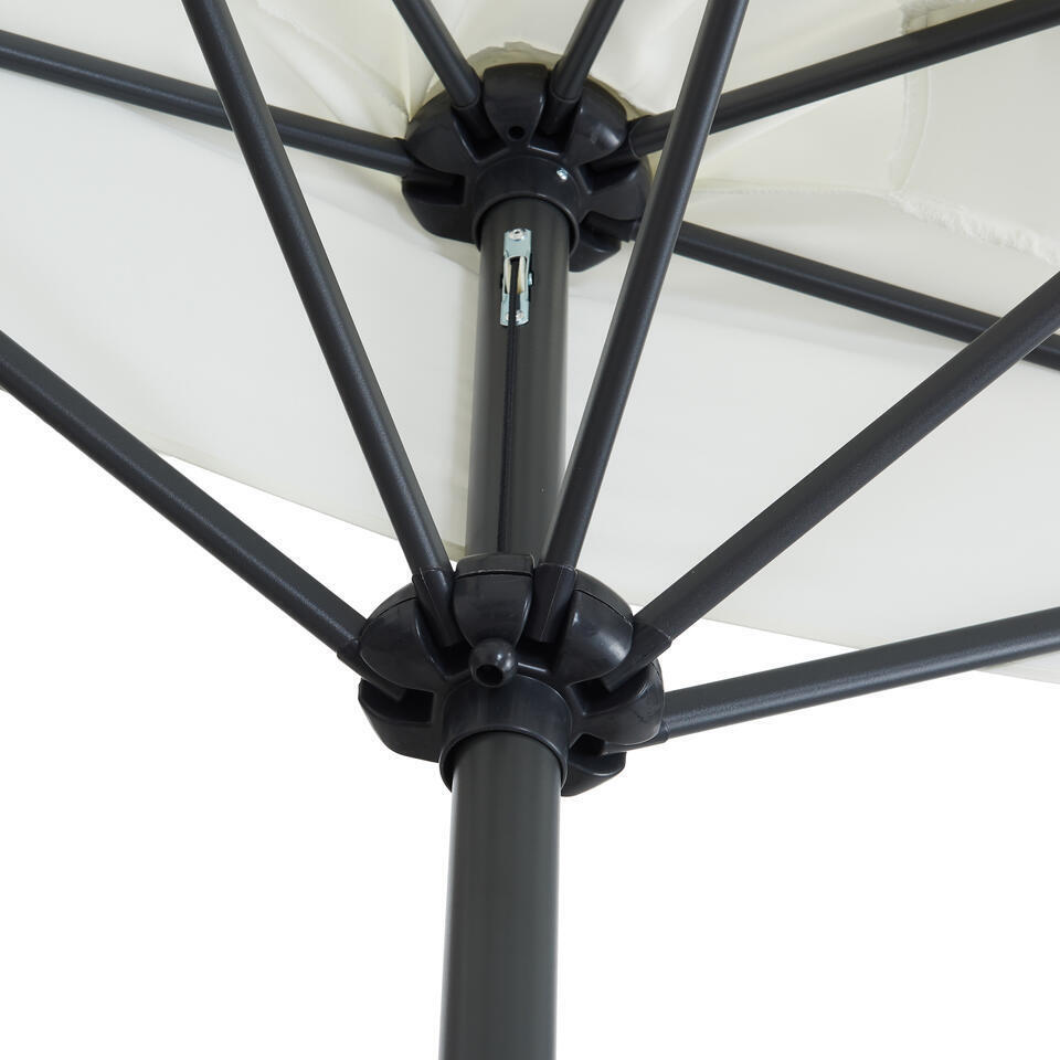 WERTSWF Vervangdoek Voor Zweefparasol - Polyester Parasoldoek 3 Meter, 8 Baleinen (beige/donkergroen/wijnrood/kaki)