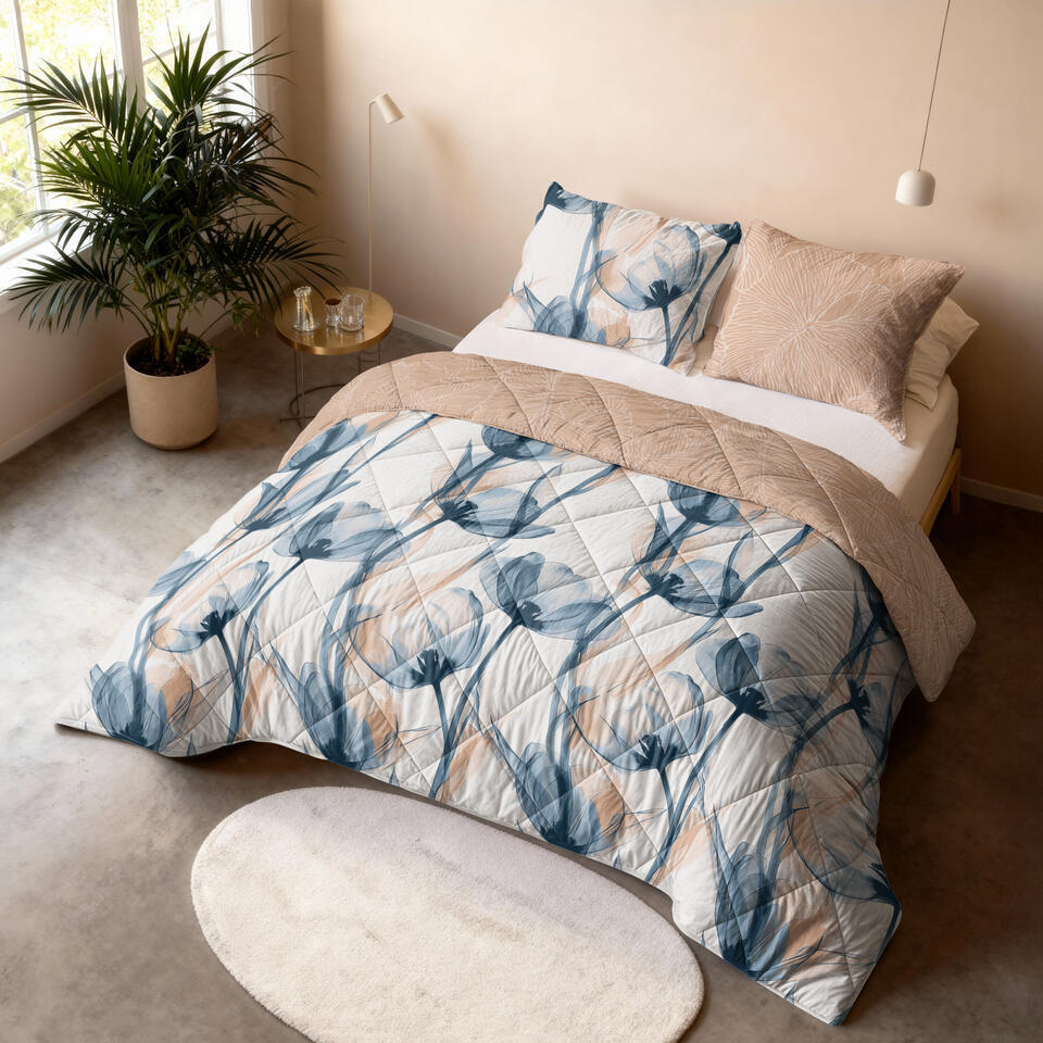S&Dshopline® Dekbed, 240 X 220 Cm, Omkeerbaar Dekbed Voor Het Hele Jaar 300 G M 4 Seizoenen Dekbedovertrek Dekbedovertrek 220 X 240 Cm Zachte Microvezel Slaapdeken Met Kussenslopen
