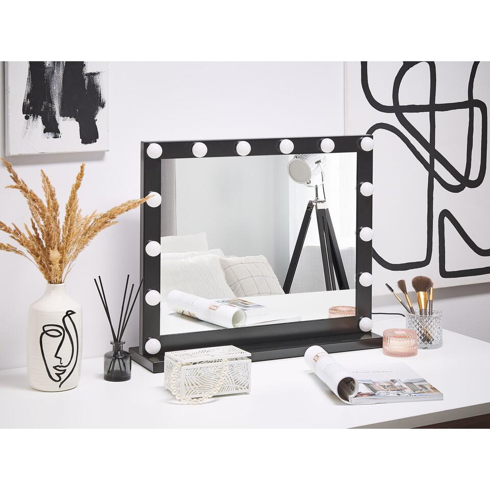 BEAUVOIR - make-up spiegel - Zwart - IJzer
