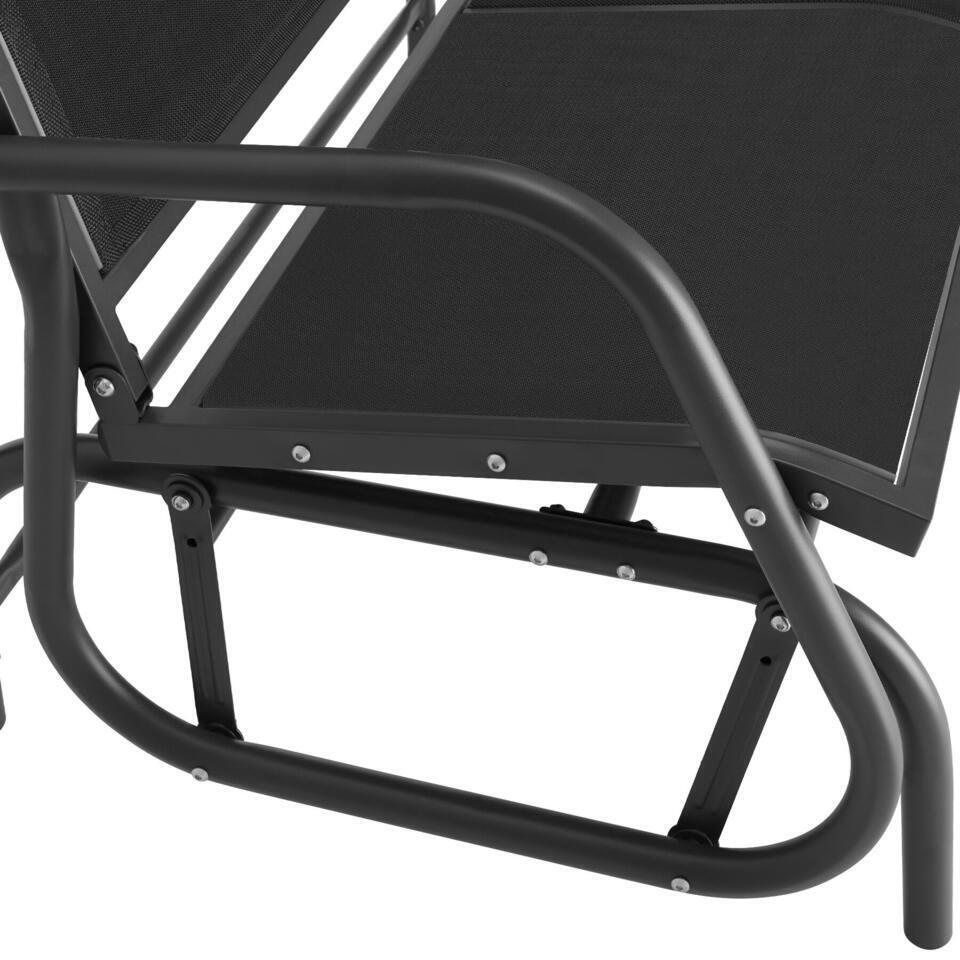VANSHEIM Beschermhoes schommelbank, 3-zits, waterdichte tuinschommel, afdekking, hangstoel, beschermhoes, ritssluiting met Oxford-weefsel, PU- coating, UV-bestendig, 215 x 125 x 170 cm